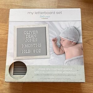 Brand New Little Pear My Letterboard Set